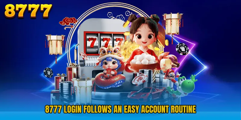 8777 Login follows an easy account routine