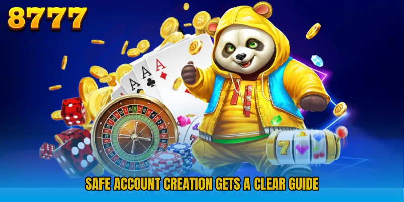 Safe account creation gets a clear guide